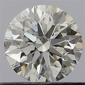 Picture of Natural Diamond 0.52 Carats, Round with Excellent Cut, H Color, SI1 Clarity and Certified by GIA