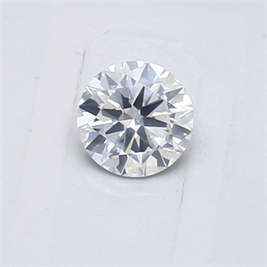 Picture of Natural Diamond 0.41 Carats, Round with Good Cut, F Color, I1 Clarity and Certified by GIA