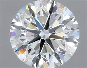 Picture of Natural Diamond 0.40 Carats, Round with Very Good Cut, I Color, SI1 Clarity and Certified by GIA