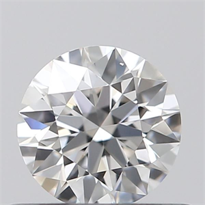 Picture of Natural Diamond 0.44 Carats, Round with Excellent Cut, D Color, VS2 Clarity and Certified by GIA