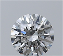 Natural Diamond 0.40 Carats, Round with Excellent Cut, G Color, SI2 Clarity and Certified by GIA