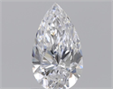 Natural Diamond 0.70 Carats, Pear with  Cut, D Color, VS2 Clarity and Certified by GIA