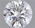 Natural Diamond 0.40 Carats, Round with Excellent Cut, F Color, SI1 Clarity and Certified by GIA