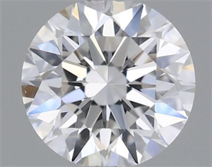 Picture of Natural Diamond 0.40 Carats, Round with Excellent Cut, F Color, SI1 Clarity and Certified by GIA