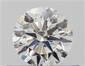 Natural Diamond 0.40 Carats, Round with Excellent Cut, F Color, VS2 Clarity and Certified by GIA