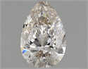 Natural Diamond 0.80 Carats, Pear with  Cut, I Color, VS1 Clarity and Certified by GIA