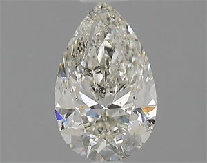 Picture of Natural Diamond 0.90 Carats, Pear with  Cut, J Color, SI2 Clarity and Certified by GIA