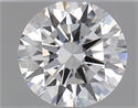 Natural Diamond 0.45 Carats, Round with Excellent Cut, F Color, SI1 Clarity and Certified by GIA