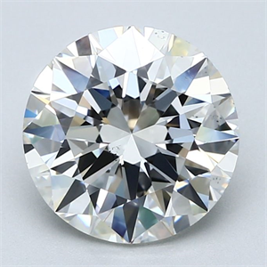 Picture of Natural Diamond 3.50 Carats, Round with Excellent Cut, H Color, VS2 Clarity and Certified by GIA