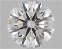 Natural Diamond 3.31 Carats, Round with Excellent Cut, F Color, VVS2 Clarity and Certified by GIA