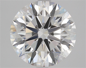 Picture of Natural Diamond 3.31 Carats, Round with Excellent Cut, F Color, VVS2 Clarity and Certified by GIA