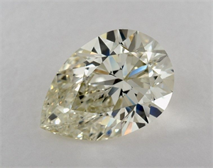 Picture of Natural Diamond 3.61 Carats, Pear with  Cut, K Color, VVS2 Clarity and Certified by IGI