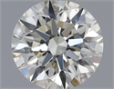 Natural Diamond 0.45 Carats, Round with Excellent Cut, I Color, VS1 Clarity and Certified by IGI