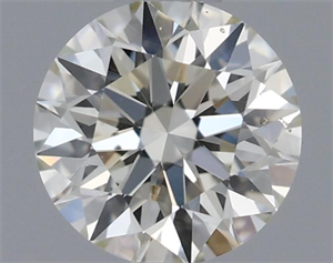 Picture of Natural Diamond 0.45 Carats, Round with Excellent Cut, I Color, VS1 Clarity and Certified by IGI