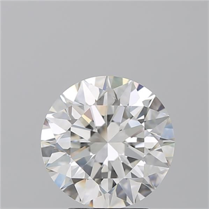 Picture of Natural Diamond 3.50 Carats, Round with Excellent Cut, G Color, IF Clarity and Certified by GIA