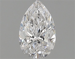 Picture of Natural Diamond 0.70 Carats, Pear with  Cut, D Color, VS2 Clarity and Certified by GIA