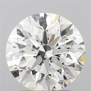 Picture of Natural Diamond 2.01 Carats, Round with Excellent Cut, I Color, I1 Clarity and Certified by GIA