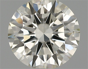 Picture of Natural Diamond 0.55 Carats, Round with Excellent Cut, I Color, VS2 Clarity and Certified by IGI