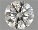 Natural Diamond 2.40 Carats, Round with Excellent Cut, K Color, IF Clarity and Certified by GIA