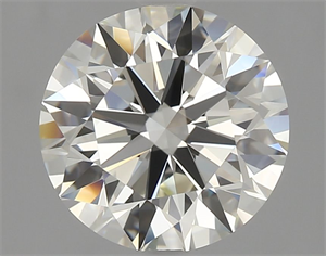 Picture of Natural Diamond 2.40 Carats, Round with Excellent Cut, K Color, IF Clarity and Certified by GIA