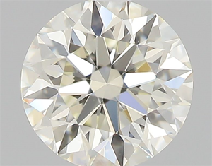 Picture of Natural Diamond 0.43 Carats, Round with Excellent Cut, J Color, VVS2 Clarity and Certified by IGI