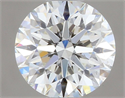 Natural Diamond 0.43 Carats, Round with Excellent Cut, I Color, VS2 Clarity and Certified by GIA