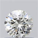 Natural Diamond 0.50 Carats, Round with Excellent Cut, I Color, SI1 Clarity and Certified by GIA