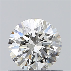 Picture of Natural Diamond 0.50 Carats, Round with Excellent Cut, I Color, SI1 Clarity and Certified by GIA