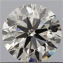 Natural Diamond 0.60 Carats, Round with Very Good Cut, J Color, VS2 Clarity and Certified by GIA