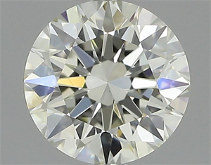 Picture of Natural Diamond 0.44 Carats, Round with Excellent Cut, I Color, VVS2 Clarity and Certified by IGI