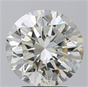 Natural Diamond 4.02 Carats, Round with Excellent Cut, J Color, SI1 Clarity and Certified by IGI