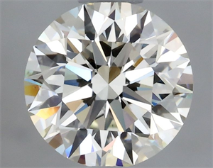 Picture of Natural Diamond 0.57 Carats, Round with Excellent Cut, K Color, VS1 Clarity and Certified by GIA