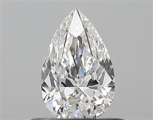 Picture of Natural Diamond 0.50 Carats, Pear with  Cut, F Color, VVS1 Clarity and Certified by GIA