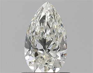 Picture of Natural Diamond 0.75 Carats, Pear with  Cut, I Color, IF Clarity and Certified by GIA