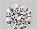 Natural Diamond 0.40 Carats, Round with Excellent Cut, H Color, VS2 Clarity and Certified by GIA