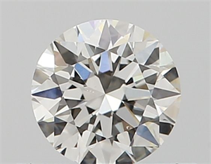 Picture of Natural Diamond 0.40 Carats, Round with Excellent Cut, H Color, VS2 Clarity and Certified by GIA