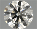 Natural Diamond 0.50 Carats, Round with Very Good Cut, H Color, SI1 Clarity and Certified by IGI