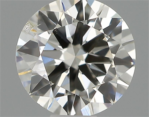 Picture of Natural Diamond 0.40 Carats, Round with Excellent Cut, H Color, SI1 Clarity and Certified by IGI