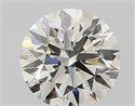 Natural Diamond 0.50 Carats, Round with Excellent Cut, K Color, VS2 Clarity and Certified by GIA