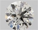 Natural Diamond 0.50 Carats, Round with Excellent Cut, J Color, SI1 Clarity and Certified by GIA