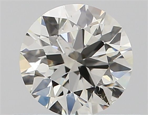 Picture of Natural Diamond 0.50 Carats, Round with Excellent Cut, J Color, SI1 Clarity and Certified by GIA