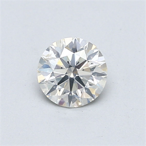 Picture of Natural Diamond 0.53 Carats, Round with Excellent Cut, J Color, SI2 Clarity and Certified by GIA