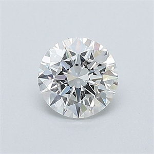 Picture of Natural Diamond 0.40 Carats, Round with Excellent Cut, H Color, VVS2 Clarity and Certified by GIA