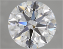 Natural Diamond 2.01 Carats, Round with Excellent Cut, E Color, SI1 Clarity and Certified by GIA