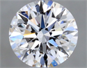 Natural Diamond 0.43 Carats, Round with Excellent Cut, D Color, VS2 Clarity and Certified by GIA