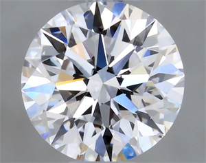 Picture of Natural Diamond 0.43 Carats, Round with Excellent Cut, D Color, VS2 Clarity and Certified by GIA