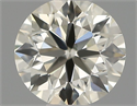 Natural Diamond 0.40 Carats, Round with Excellent Cut, J Color, VS1 Clarity and Certified by IGI