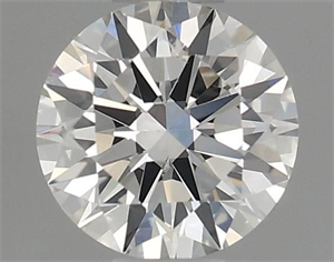 Picture of Natural Diamond 0.40 Carats, Round with Excellent Cut, H Color, VS2 Clarity and Certified by GIA