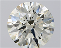 Natural Diamond 2.66 Carats, Round with Excellent Cut, J Color, VS1 Clarity and Certified by IGI