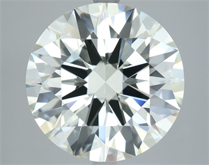 Picture of Natural Diamond 8.01 Carats, Round with Excellent Cut, K Color, VVS2 Clarity and Certified by IGI